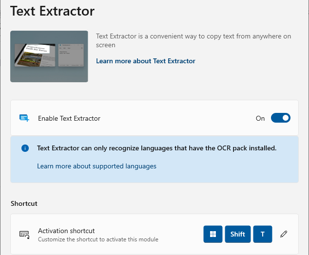 Text extractor 